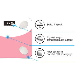 เครื่องชั่งน้ำหนักดิจิตอลแบบพกพา Canny B2B Factory พร้อมจอแสดงผลดิจิตอล วิเคราะห์ไขมันในร่างกาย ช่องเสียบ USB  รับผลิตแบบ OEM พร้อมโลโก้ - Product Image 2