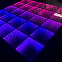 Armoire à miroir Melaleuca avec éclairage LED néon, boîte de réflexion lumineuse, effet abyssal, décoration pour influenceurs