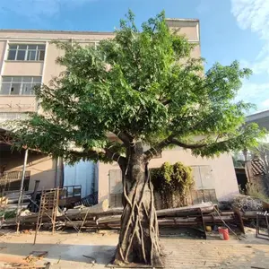 Indoor Outdoor Decor Plastic And Metal Large Giant Artificial Fake Banyan Trees