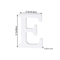 DIY Pin Bois Alphabet Relief Peintures Home Decor Tabletop Craft pour la Saint-Valentin