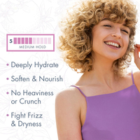 Gel Coiffant Hydratant et Nourrissant pour Cheveux Frisés, Gel Définition de Boucles pour Femmes, Marque Privée