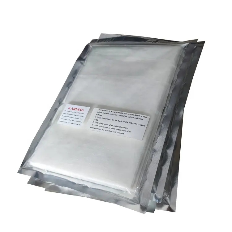 Tissu pour sac de shopping écologique, 50 g/m², soluble dans l'eau et biodégradables, pour emballage