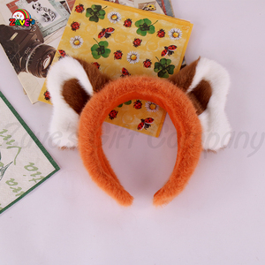 Мягкая плюшевая игрушка-комфортер Zaves 23 см: милый панда/белка, с сетчатой подкладкой, аксессуар для волос, индивидуальный дизайн, унисекс - Product Image 2