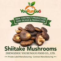 OEM Bulk VF Shiitake Champignon Chips Hard Vacuümgefrituurd Knapperig Geen Overige Olie Rijke Umami Snack Klaar om te Eten 10kg 12-Maanden Houdbaarheid