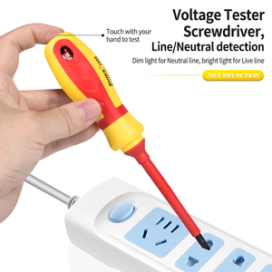 Multifunction Electric Tester <b>Screwdriver</b> Cross Head Insulated With Magnetic Tip For Electrical Wiring Detection - Product Image 1