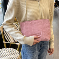 Sac pochette cosmétique à fermeture éclair pour maquillage en toile de coton personnalisé avec logo OEM sacs organisateur en tissu de jute de coton Jacquard naturel pour téléphone
