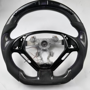Volant en cuir perforé en fibre de carbone, vente directe usine, pour <span class=keywords><strong>Infiniti</strong></span> <span class=keywords><strong>G37</strong></span> G37X G25 Q50 Q40, vente en gros et au détail - Product Image 4