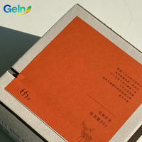 Caja de Regalo de Té Plegable de Papel Rígido Gris, Ecológica y Reciclable, con Impresión de Logotipo Personalizado para Minoristas de Té, Empaque Premium para Té Gourmet