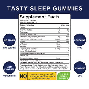 Custom Sleep <strong>Melatonin</strong> Gummies Extra Strength Natural <strong>Gummy</strong> Vitamins <strong>Melatonin</strong> 6mg Sleep Support Vitamin Supplement - Product Image 2