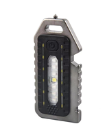Senter LED COB Mini Super Terang IP65 Gantungan Kunci Pemecah Kaca Darurat Pembuka Botol USB Isi Ulang untuk Berkemah di Luar Ruangan