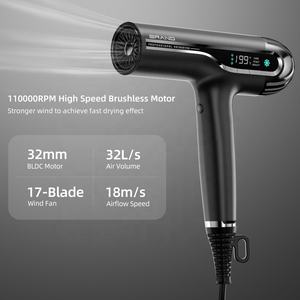 Intelligence Negative Ions <strong>Hair</strong> <strong>Dryer</strong> With 110000rpm High Speed BLDC Motor Ionic Air Flow Styling Drying - Product Image 2