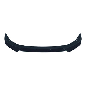 Lèvre de spoiler avant BMW Série 3 G20, noir brillant, plastique ABS, design 3 sections, pour 2019-2022 - Product Image 2