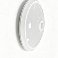 Lampe LED à détecteur de mouvement PIR 12W 360 degrés 6m 110-240VAC Batterie rechargeable d'urgence 3H pour couloir et cage d'escalier
