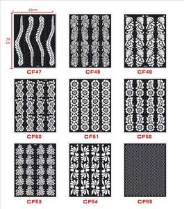 Grande fiore cavo henné tatuaggio Stencil Sexy stile <span class=keywords><strong>indiano</strong></span> corpo temporaneo o viso tatuaggio Design personalizzato stampato - Product Image 4