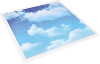 Design Moderne 600x600 LED Panneau de Plafond Bleu Ciel Blanc Nuage 6000K Naturel Artificiel Puits de Lumière Aluminium pour Bureau à Domicile