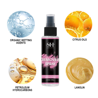 Produits Capillaires Imperméables de Marque Privée avec Emballage Personnalisé, Kit d'Installation de Perruque (Colle, Spray Teintant), Outils d'Extension de Cheveux