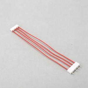 定制双端4针端子线束，用于家用电器控制板的红色PVC绝缘镀锡铜跳线电缆 - Product Image 2