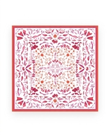 Écharpe carrée grande taille personnalisée, légère et polyvalente, à motif floral imprimé