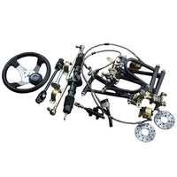 Telaio chinois 390cc hors route 150cc go kart 196cc 25 km/h teile hoverboard embrayage et 35 chaîne