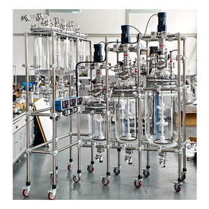 Reator De Vidro Laboratório De Fábrica Venda Direta 100L 200L Agitado Reator Reator Químico Unidade - Product Image 2