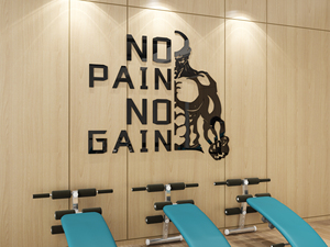 Adesivo Acrilico Personalizzato per <span class=keywords><strong>Palestra</strong></span>, Impermeabile, Decorativo, in Inglese - Product Image 3