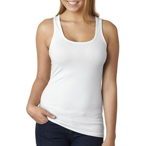 Camisetas sin mangas de Fitness y entrenamiento, Color blanco puro, diseño Simple, a la venta - Product Image 2