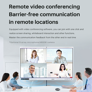 Schools Touch sınıf interaktif beyaz tahta 4K çözünürlük Android OS 40 noktalı dokunmatik 48MP kamera eğitim yazılımı için okullar - Product Image 3