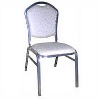 Chaise d'hôtel élégante argentée en gros QL2023