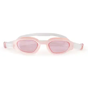Les lunettes de natation en miroir Google sont fournies directement à l'usine, Protection verte Anti-buée Uv