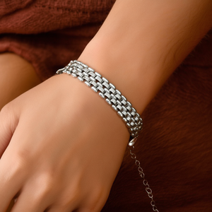 E350-B190-0025P สร้อยข้อมือแฟชั่นแบบโซ่และแบบเชื่อมต่อ - Product Image 3