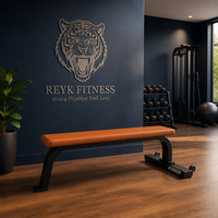 Nouveau design, export direct d'usine, équipement de musculation et de fitness, banc plat commercial et domestique avec garantie