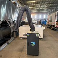 Purificateur de fumée portable 2,2 kW à bras unique avec unité de filtration haute performance