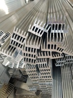 Radiateur électronique à dents haute densité en alliage d'aluminium Type de peigne mécanique dissipateur de chaleur traitement personnalisé coupe et soudage