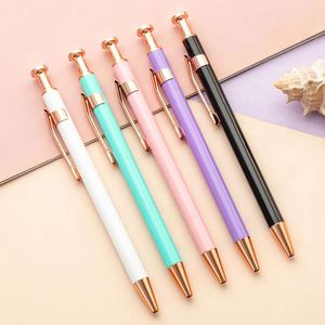 New Click Ball <b>Pen</b> With Customized logo Office Student Stationery Metal Ball <b>Pen</b> Advertising Gift <b>Pen</b> - Product Image 5