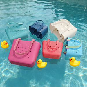 <span class=keywords><strong>Bolso</strong></span> Croc con Orificios, Impermeable, de EVA, Personalizado, de Verano, para Mujer, <span class=keywords><strong>Bolso</strong></span> de Mano <span class=keywords><strong>XL</strong></span>, Bolsos de <span class=keywords><strong>Playa</strong></span> de Silicona, <span class=keywords><strong>Bolso</strong></span> al por Mayor - Product Image 3