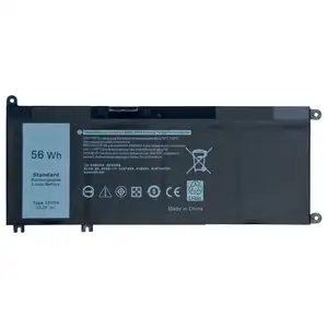 33YDH 4WN0Y 1GGDK V1P4C batterie d'ordinateur portable OEM pour DELL Latitude 3500 Latitude 3490 VOSTRO 15-7580 batterie d'ordinateur portable rechargeable