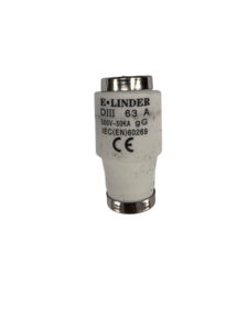 ฟิวส์ทองแดงประสิทธิภาพสูง DIII 63A AC พร้อมความสามารถในการตัดวงจรสูง แบบ DIAZED - Product Image 2