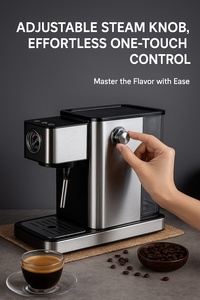 15 bar áp lực cao 1200ml có thể tháo rời Bình nước bằng thép không gỉ hộ gia đình bán tự động Máy pha cà phê Espresso - Product Image 3