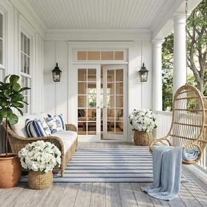 Bouquets de fleurs artificielles d'hortensias 4 pièces <span class=keywords><strong>Daynight</strong></span>, résistants aux UV, fausses fleurs pour centres de table en vase, emballés pour fêtes et mariages - Product Image 3