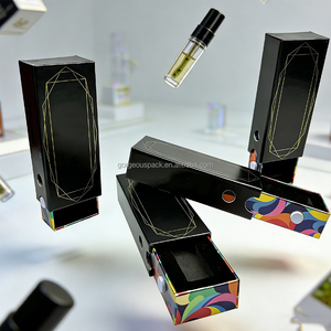 Caja de cartón a prueba de niños con ventana de visualización para cartuchos de 1ml y medio gramo, con logotipo personalizado al por mayor, resistente a niños, OEM - Product Image 3