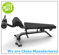 Banc de musculation inclinable professionnel robuste pour abdominaux et renforcement du tronc – Équipement de fitness pour salle de sport