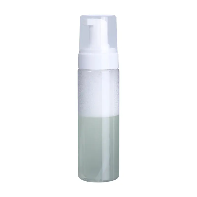 Пустой 50 мл, 80 мл, 100 мл, 150 мл, 200, прозрачное очищающее средство для лица, мусс, пластиковый пенопластовый насос, бутылка для ухода за лицом, пластиковая бутылка