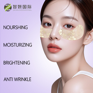 Logotipo personalizado Colágeno Parche en los ojos Cristal Colágeno Hydro Jelly Gel Crystal Gold Mesh Eye Sheet Mask con patrón <span class=keywords><strong>de</strong></span> impresión <span class=keywords><strong>de</strong></span> logotipo - Product Image 4