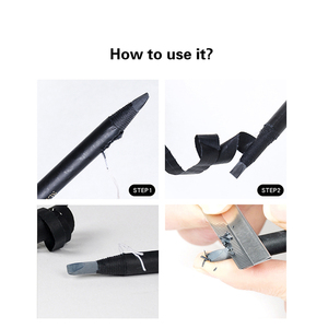 Bút Chì Kẻ Mày Chống Nước Siêu Nhỏ PMU Trang Điểm Vĩnh Viễn Cho Người Thuần Chay Hàn Quốc Nhà Cung Cấp Logo Tùy Chỉnh 2022 Nhãn Hiệu Riêng Kèm Cọ - Product Image 2