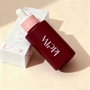 30ml 50ml Glass Bottle Vitamin C Serum Bottle Anti Oxidation <b>Flat</b> Shoulder Glass Dropper Bottle with Packaging Paper <b>Box</b> - Product Image 5