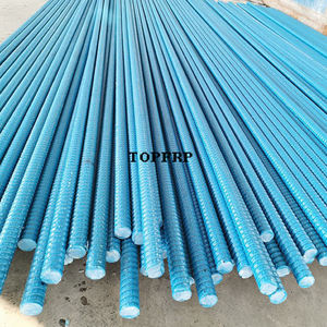 Barre d'armature composite en fibre de verre FRP GFRP Barre nervurée - Product Image 5