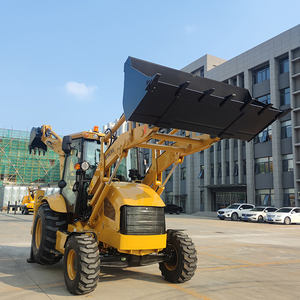 Cargadora de Ruedas 4x4 Diésel con Retroexcavadora Hidráulica, Máquina de Construcción Multifuncional en Venta - Product Image 2