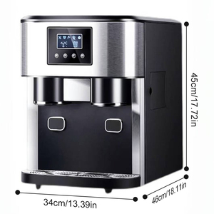 2024 nuevo estilo 18KG Mini fabricante de cubitos de hielo enfriador de refrigeración 3 en 1 dispensador de agua fría máquina para hacer hielo - Product Image 6