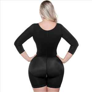 BBL poscirugía y liposucción de brazos y muslos (360) <span class=keywords><strong>Faja</strong></span> con mangas de alta compresión y soporte de sujetador - Product Image 5