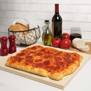 Pietra di cottura naturale 14 pollici <span class=keywords><strong>Pizza</strong></span> 24X24 Pizzastone in legno spatola Set articoli per la casa vetratura 18X24 supporto per padella con manico - Product Image 4